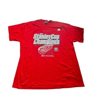 Vintage 2002 Detroit Red Wings Stanley Cup Shirt